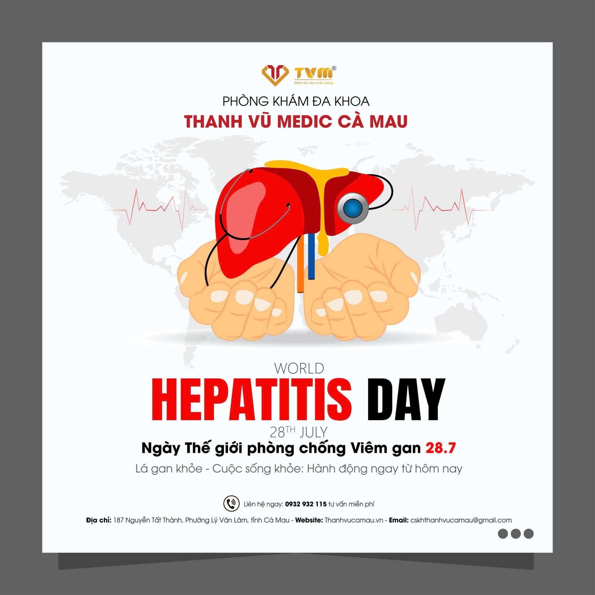 HƯỞNG ỨNG NGÀY THẾ GIỚI PHÒNG CHỐNG VIÊM GAN 28 - 7