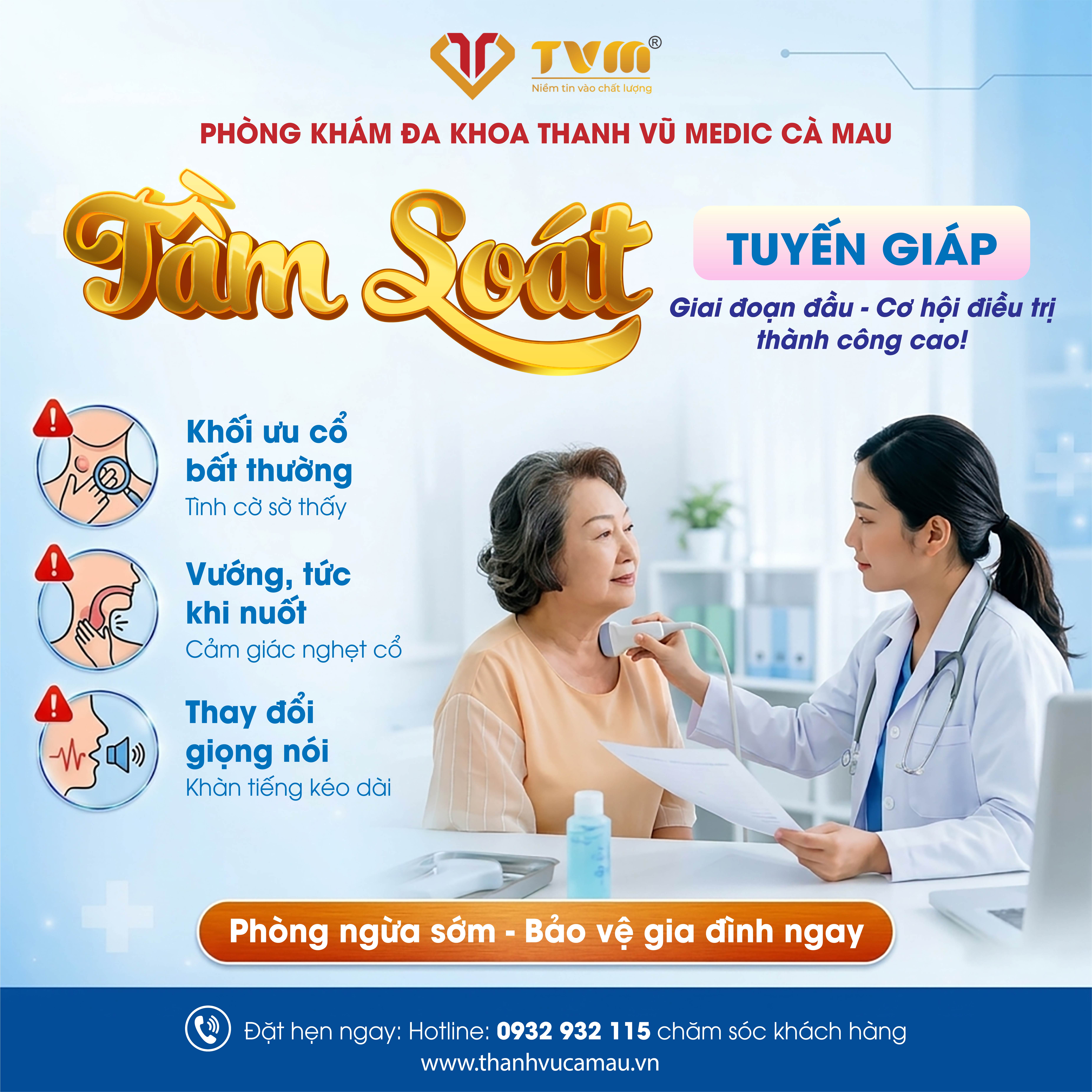 SIÊU ÂM TUYẾN GIÁP: PHÁT HIỆN SỚM BƯỚU GIÁP VÀ UNG THƯ TUYẾN GIÁP GIAI ĐOẠN ĐẦU