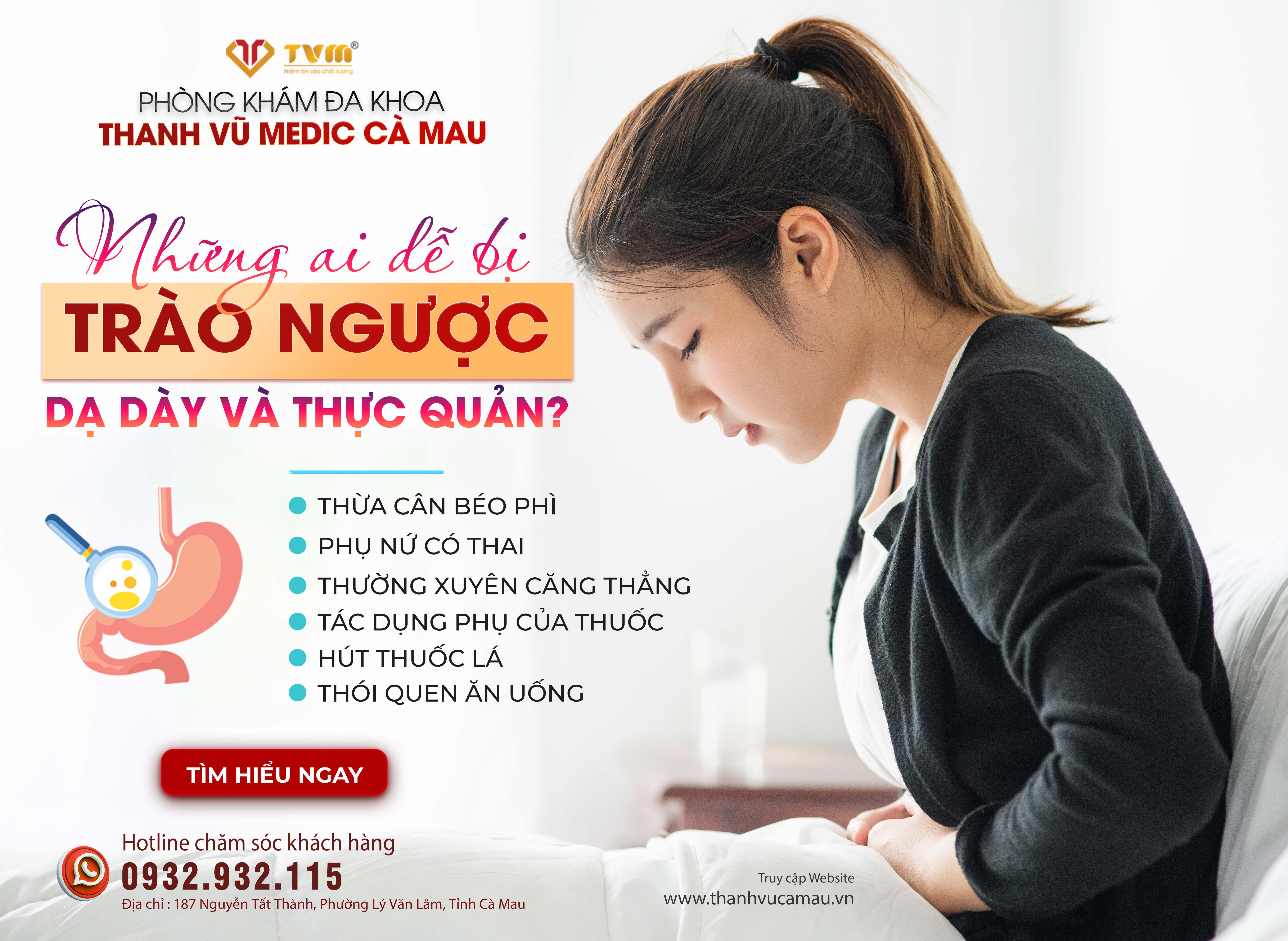 NHỮNG AI DỄ BỊ TRÀO NGƯỢC DẠ DÀY THỰC QUẢN?