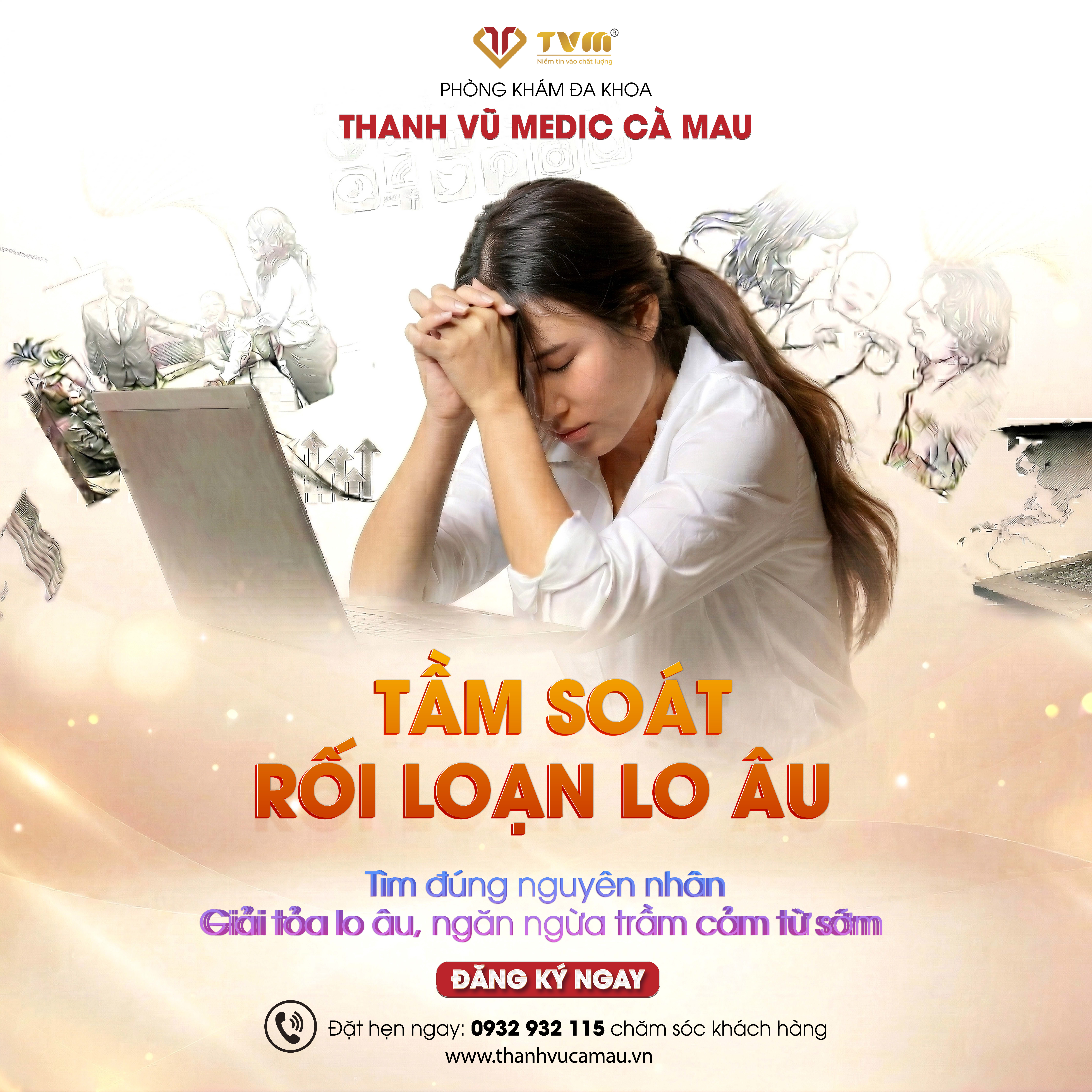 TẦM SOÁT RỐI LOẠN ÂU LO – PHÁT HIỆN SỚM ĐỂ BẢO VỆ SỨC KHỎE TINH THẦN